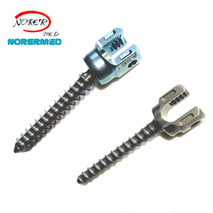 Orthopedic Titanium Lumbar Polyaxial Pedicle Screw,Low-profile Spinal Implant for Spinal Fixation Veterinary