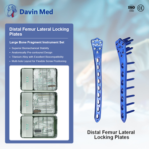DavinMed Titanium Distal Femur Lateral Locking Plate