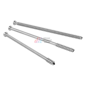 Self Tapping Manual Titanium Cancellous Cannulated Screws Half Thread Full Thread