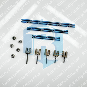 Spinal Pedicle Screw Fixation System Titanium Grade 5 Complete Set
