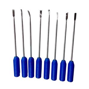 High Quality Manual Bone Cement Retractor Set 8 Pcs Orthopedic Hip Surgery Instruments Premium Stainless Steel Reusable