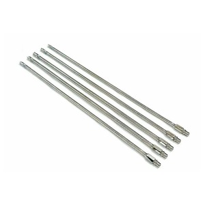 5 Pcs Cannulated Flexible Reamer Set 8–12mm Orthopedic Bone Reaming Surgical Instruments Stainless Steel Reusable Autoclavable C