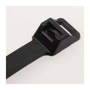 Nylon Ring Wraps Fasten Strap for Electrical Wire Black White Self-Locking