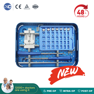 ISO Medical Instruments Fusion Anterior Spinal Fixation Peek Cervical Cage Instrument Set-II