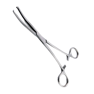 16 inch Long Curved Ratchet Forceps