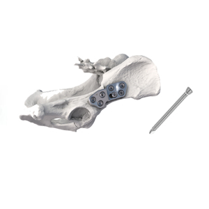 Veterinary Orthopedic Implants Titanium Double Pelvic Osteotomy (DPO/TPO) Locking Plate Dog/Cat/Pet Size 1.0mm-5.0mm BA0021 Gold