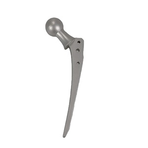 Casting Services Investment Cast Stainless Steel Cementless Femoral Stem Bipolar Hip Prosthesis Interventional Orthopaedic
